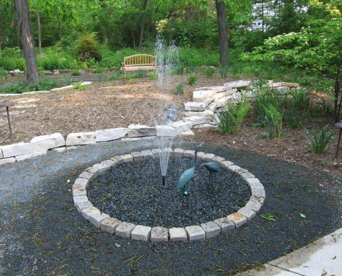 Spraying Water Feature Brookfield, WI