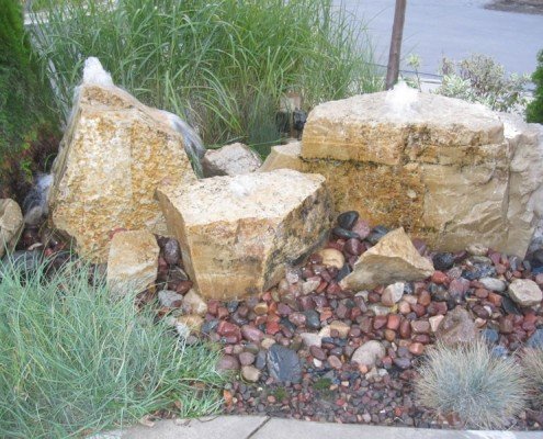 Bubbling Rocks Water Feature Muskego, WI