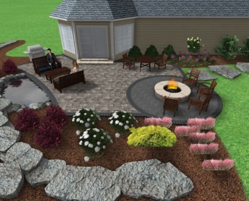 Custom 3D Landscape Design